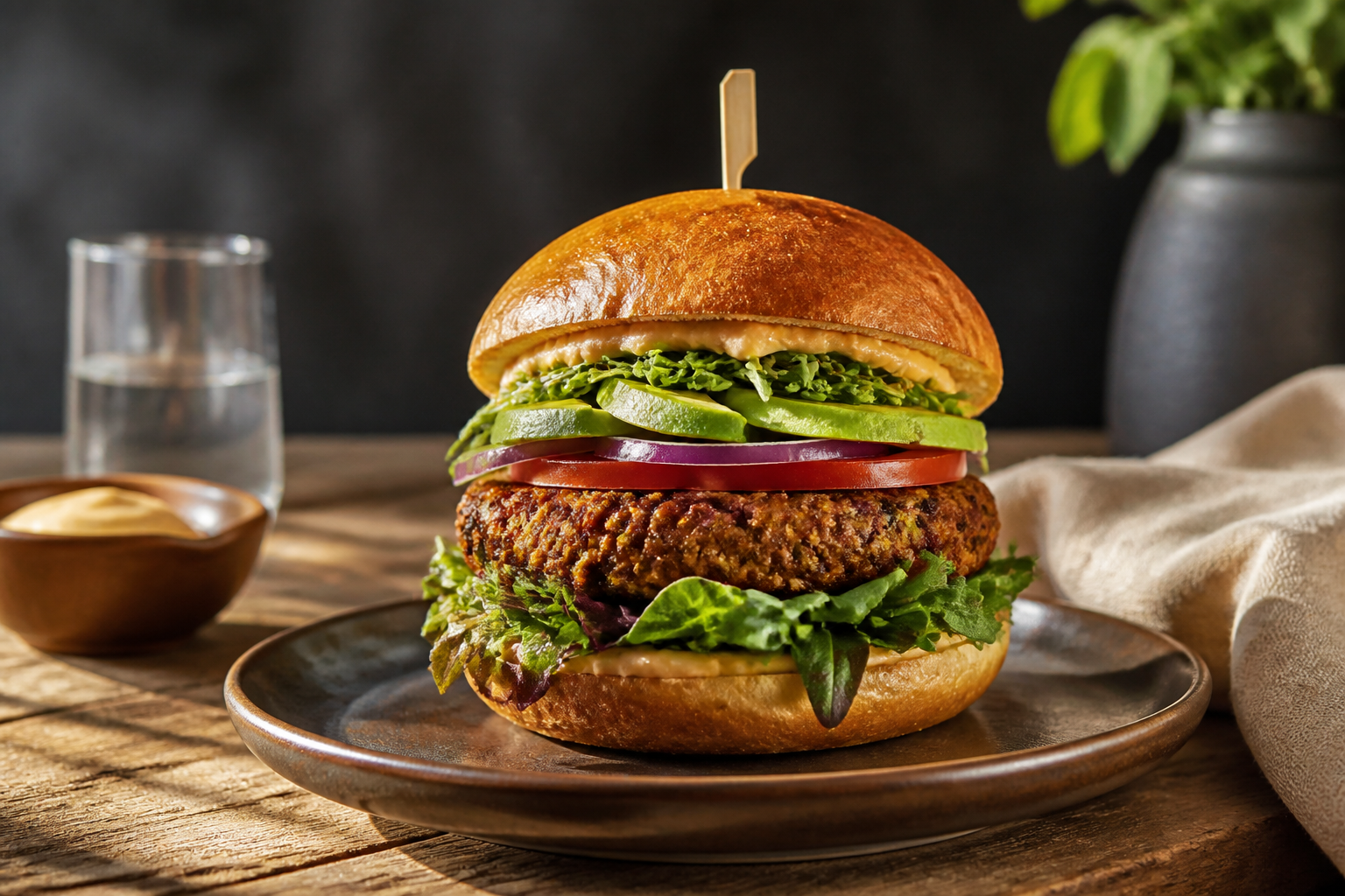 Hamburguesa vegetariana