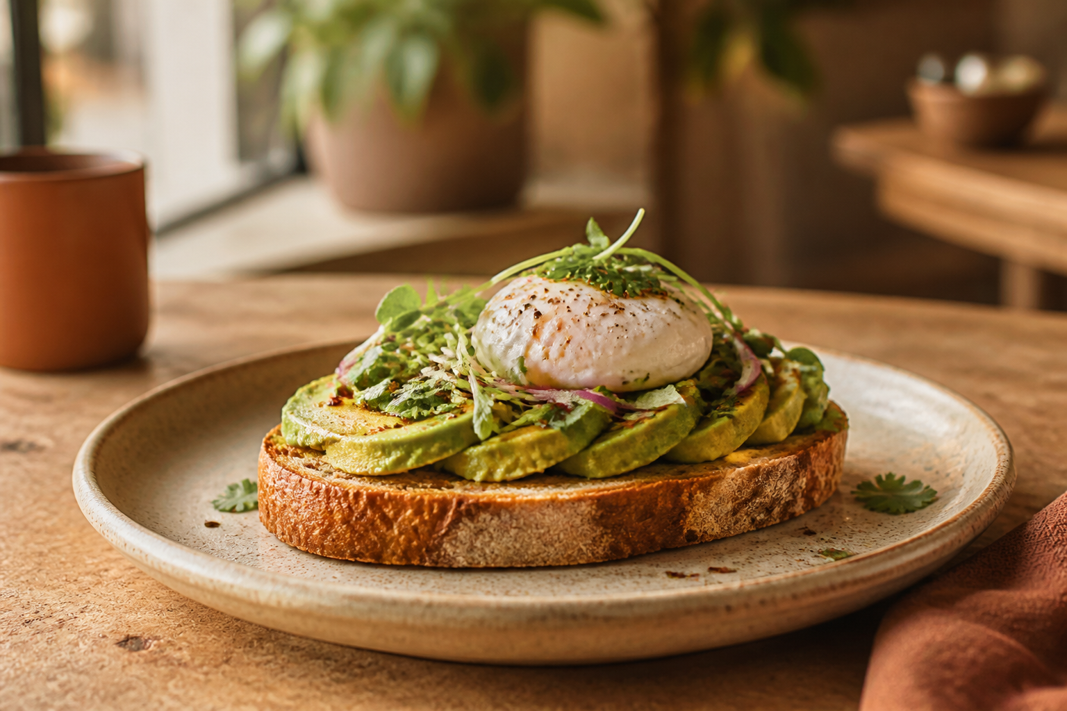 Tostadas de aguacate