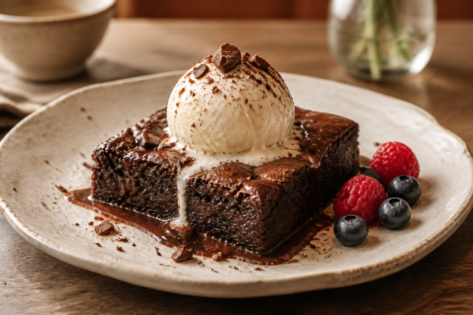 Brownie tibio