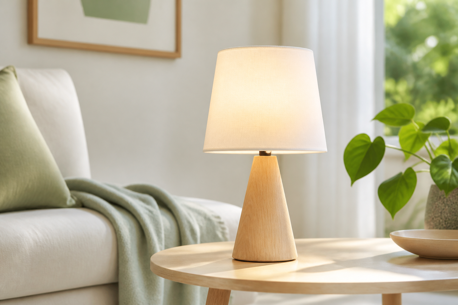 Lampara de mesa nordica